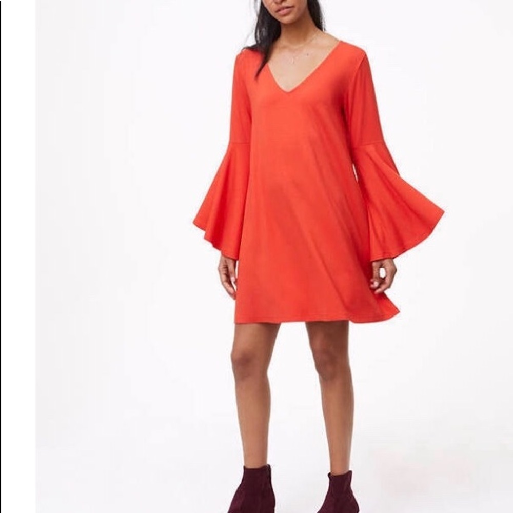 Loft Dress Bell Sleeve NWT
